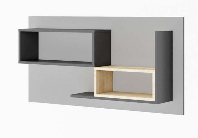 Pok PO-10 Wall Shelf 120cm - Grey Matt 120cm - image 1