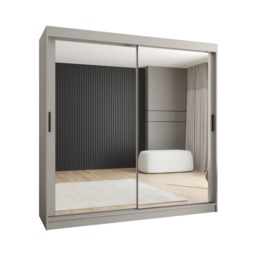 Rubino T3 Sliding Door Wardrobe 200cm - Cashmere 200cm - thumbnail 8