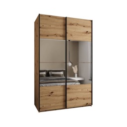 Trosa IV Sliding Door Wardrobe 160cm - White 160cm - thumbnail 5
