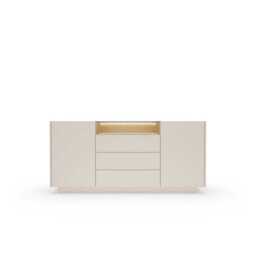 Hiro Sideboard Cabinet 176cm - Beige 176cm - thumbnail 4