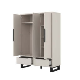 Halle Hinged Door Wardrobe 145cm - Oak Wotan 145cm - thumbnail 4
