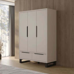 Halle Hinged Door Wardrobe 145cm - Oak Wotan 145cm - thumbnail 2