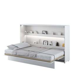 BC-05 Horizontal Wall Bed Concept 120cm - White Gloss 120 x 200cm - thumbnail 5
