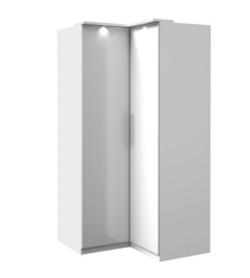 Optima 16 Corner Wardrobe 109cm - White 109cm - thumbnail 3