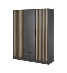 Nelly Hinged Door Wardrobe 155cm - Oak Artisan 155cm - thumbnail 8