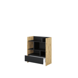 Bed Concept BC-25 Sideboard Cabinet 92cm - Oak Artisan 92cm - thumbnail 6