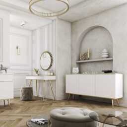 Oro Sideboard Cabinet 107cm - Beige 107cm - thumbnail 5