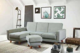 Aramis Corner Sofa Bed - 150cm 228cm Left - thumbnail 1