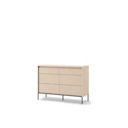 Trend TS-06 Chest Of Drawers 130cm - Beige 130cm - thumbnail 2