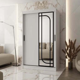 Alabama Sliding Door Wardrobe 120cm - Oak Artisan 120cm - thumbnail 7