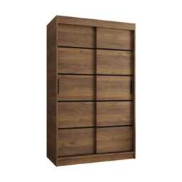 Rubino V1 Sliding Door Wardrobe 120cm - Cashmere 120cm - thumbnail 5