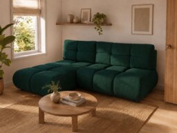 Corner Sofa Bed Milo - Grey 230cm Right - thumbnail 6