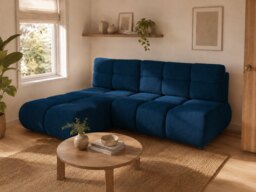 Corner Sofa Bed Milo - Grey 230cm Right - thumbnail 8