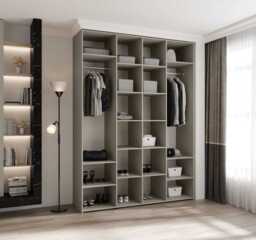 Como I Hinged Door Wardrobe 180cm - White 180cm - thumbnail 4