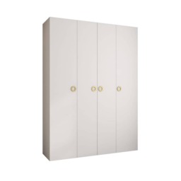 Como I Hinged Door Wardrobe 180cm - White 180cm - thumbnail 6