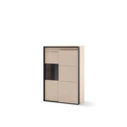 Zaya ZY-21 Display Cabinet 96cm - Beige 96cm - thumbnail 2