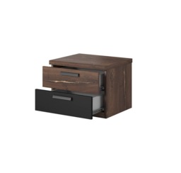 Sigma 22 Bedside Table 46cm - Oak Flagstaff 46cm - thumbnail 3