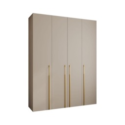 Como III Hinged Door Wardrobe 190cm - White 190cm - thumbnail 3