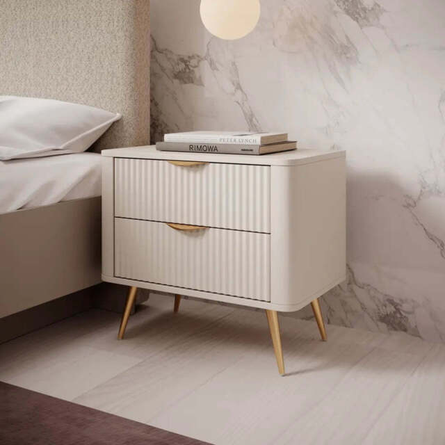 Lante Bedside Table 63cm - Beige 63cm - image 1