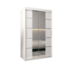 Verona 04 Sliding Door Wardrobe 120cm - Black 120cm - thumbnail 3
