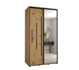 Cannes XIII Sliding Door Wardrobe 130cm - White 130cm - thumbnail 6