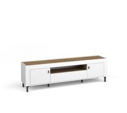Mossa 08 TV Cabinet 177cm - White 177cm - thumbnail 1