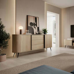 Lovi Dressing Table 120cm - Oak Cremona 120cm - thumbnail 7