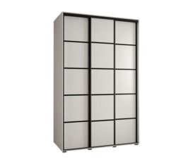 Cannes IV Sliding Door Wardrobe 150cm - Black 150cm - thumbnail 3