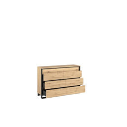 Quant QS-04 Chest of Drawers 130cm - Oak Artisan 130cm - thumbnail 3