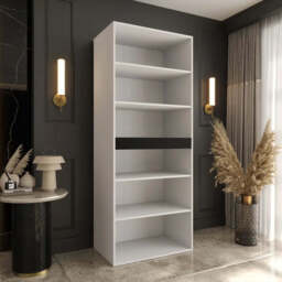 Salsa Hinged Door Wardrobe 90cm - Oak Walnut 90cm - thumbnail 5