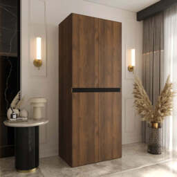 Salsa Hinged Door Wardrobe 90cm - Oak Walnut 90cm