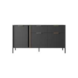 Lars Sideboard Cabinet 153cm [Drawers] - Anthracite 153cm - thumbnail 4