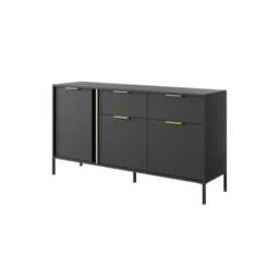 Lars Sideboard Cabinet 153cm [Drawers] - Anthracite 153cm - thumbnail 2