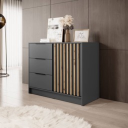 Nelly Sideboard Cabinet 105cm - Oak Artisan 105cm - thumbnail 5