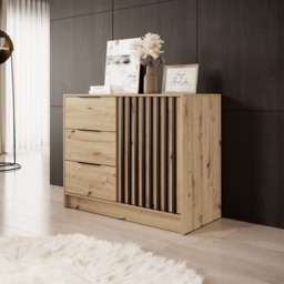 Nelly Sideboard Cabinet 105cm - Oak Artisan 105cm