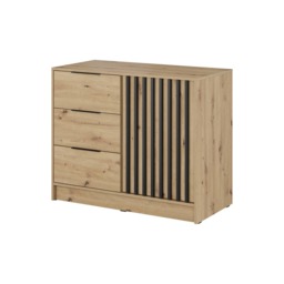 Nelly Sideboard Cabinet 105cm - Oak Artisan 105cm - thumbnail 4