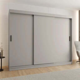 Rubino T Sliding Door Wardrobe 250cm - Cashmere 250cm - thumbnail 1