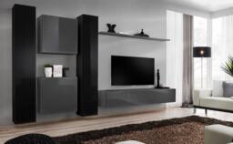 "Switch VI Entertainment Unit For TVs Up To 75"" - Graphite 330cm Black" - thumbnail 1