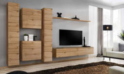 "Switch VI Entertainment Unit For TVs Up To 75"" - Graphite 330cm Black" - thumbnail 5
