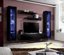 "Fly A2 Entertainment Unit For TVs Up To 65"" - White 260cm" - thumbnail 2