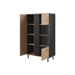 Madis Display Cabinet 90cm - Oak Artisan 90cm - thumbnail 2