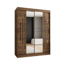 Rubino Y1 Sliding Door Wardrobe 150cm - Cashmere 150cm - thumbnail 2
