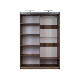 Denver 12 Sliding Door Wardrobe 150cm - Oak Monastery 150cm - thumbnail 2