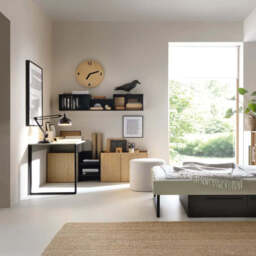 Sergio SE1 Hinged Door Wardrobe 150cm - Beige 150cm - thumbnail 4