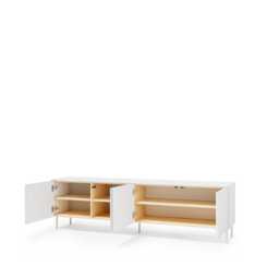 Liba TV Cabinet 195cm - White 195cm - thumbnail 4
