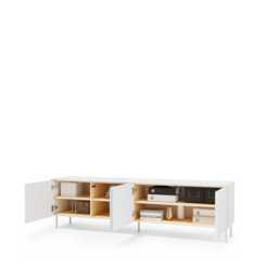 Liba TV Cabinet 195cm - White 195cm - thumbnail 5