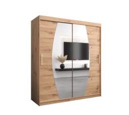Elypse Sliding Door Wardrobe 180cm - Oak Artisan 180cm - thumbnail 6