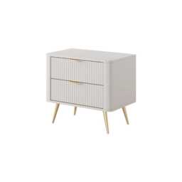 Lante Bedside Table 63cm - White 63cm - thumbnail 7