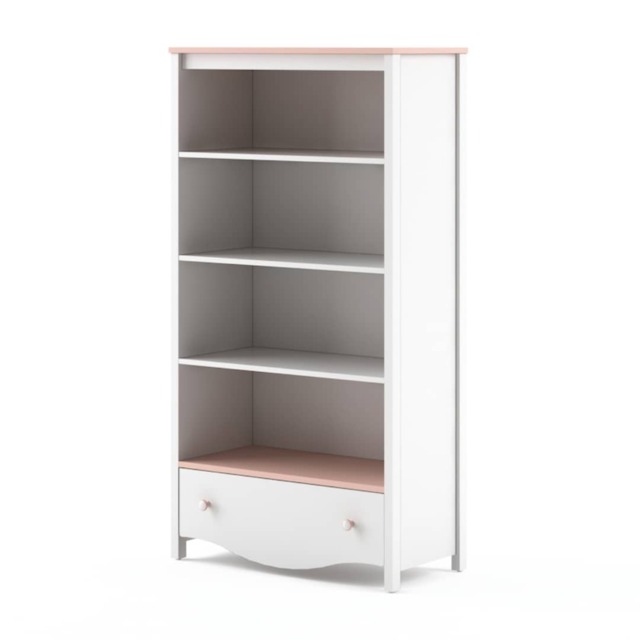 Mia MI-02 Bookcase 85cm - White Matt 85cm - image 1