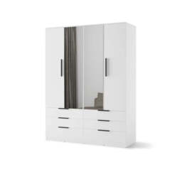 Avera AV-01 Hinged Door Wardrobe 170cm - Beige 170cm - thumbnail 5
